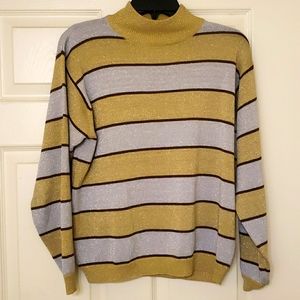 !SALE!! 😍🤩Lise J Shimmering Gold, Gray, and Brown Top